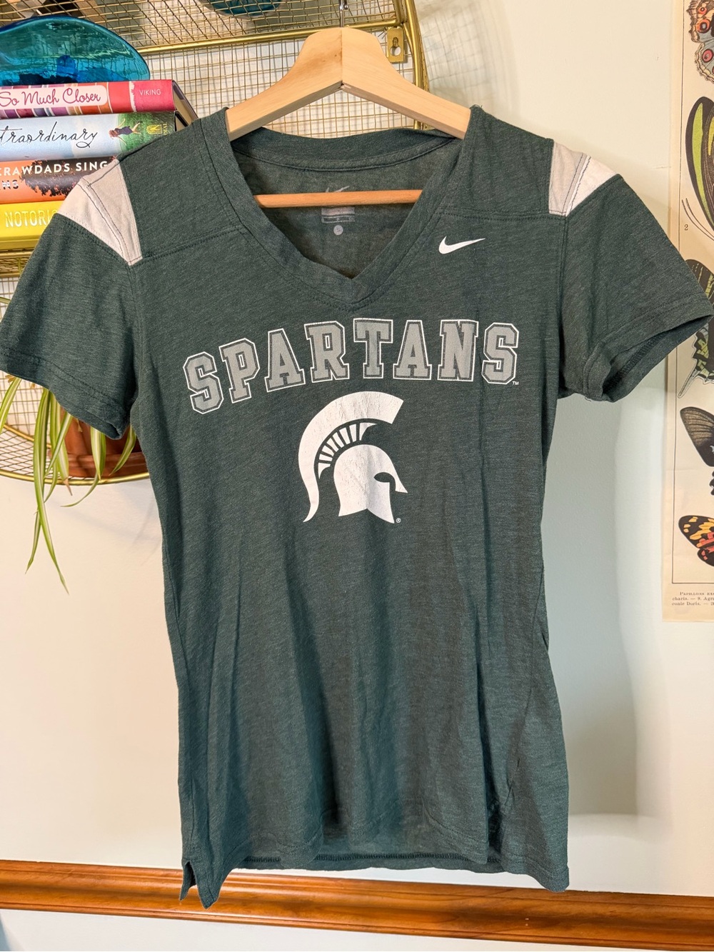 Nike Michigan State Spartans Green Shirt